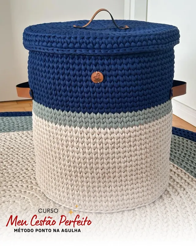 Curso Cestão Perfeito - Crochê Fio de Malha